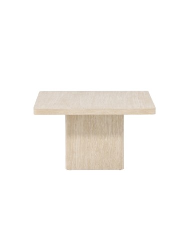 Soffbord Qvart, 80 × 80 cm, Beige
