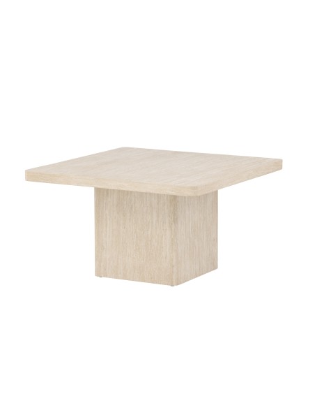 Soffbord Qvart, 80 × 80 cm, Beige