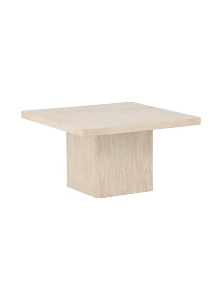 Soffbord Qvart, 80 × 80 cm, Beige