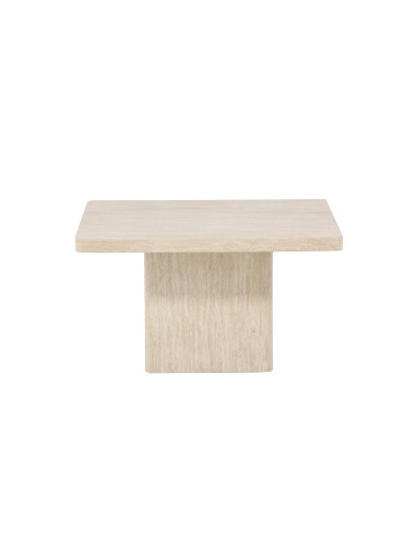 Soffbord Qvart, 80 × 80 cm, Beige