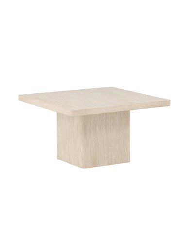Soffbord Qvart, 80 × 80 cm, Beige