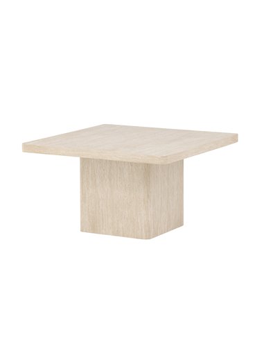 Soffbord Qvart, 80 × 80 cm, Beige