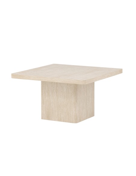 Soffbord Qvart, 80 × 80 cm, Beige