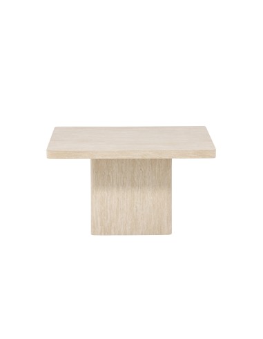 Soffbord Qvart, 80 × 80 cm, Beige