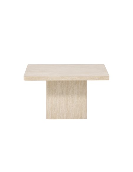 Soffbord Qvart, 80 × 80 cm, Beige