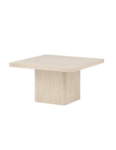 Soffbord Qvart, 80 × 80 cm, Beige
