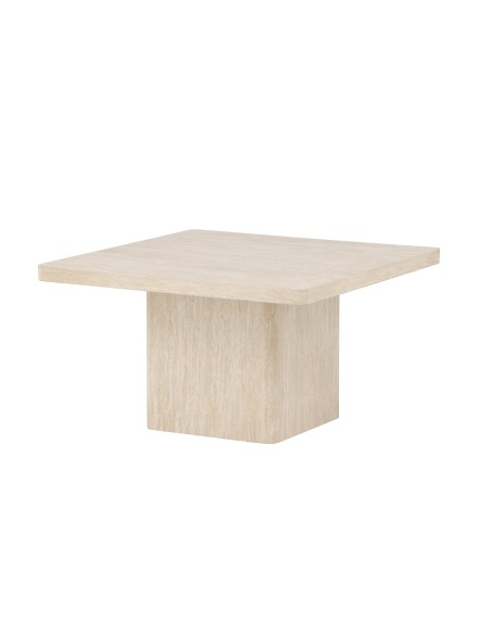 Soffbord Qvart, 80 × 80 cm, Beige