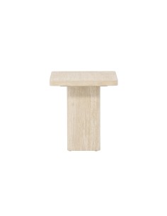 Soffbord Qvart, 50 × 50 cm, Beige