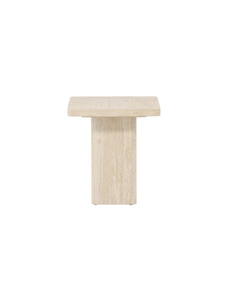 Soffbord Qvart, 50 × 50 cm, Beige