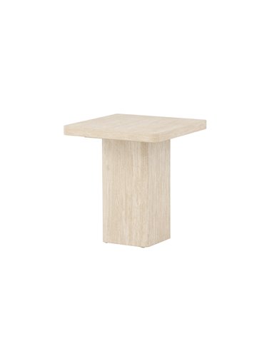 Soffbord Qvart, 50 × 50 cm, Beige