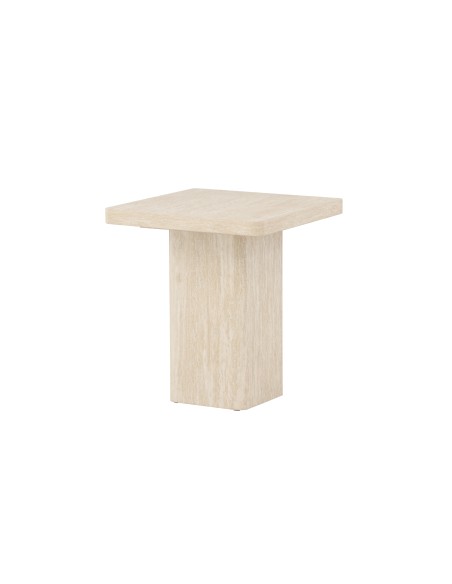 Soffbord Qvart, 50 × 50 cm, Beige