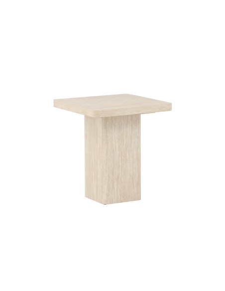 Soffbord Qvart, 50 × 50 cm, Beige