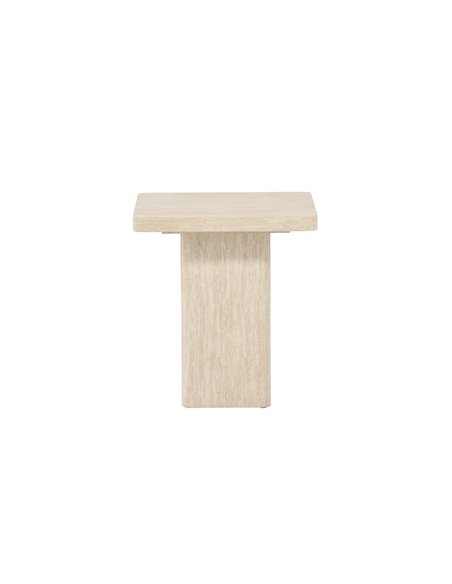 Soffbord Qvart, 50 × 50 cm, Beige