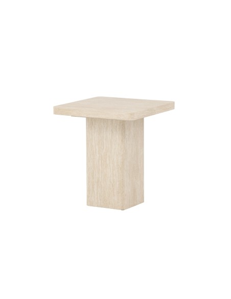 Soffbord Qvart, 50 × 50 cm, Beige