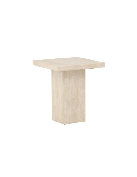 Soffbord Qvart, 50 × 50 cm, Beige