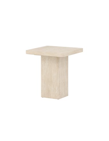 Soffbord Qvart, 50 × 50 cm, Beige