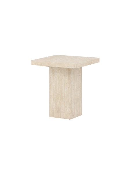 Soffbord Qvart, 50 × 50 cm, Beige