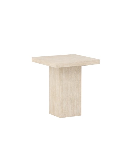 Soffbord Qvart, 50 × 50 cm, Beige