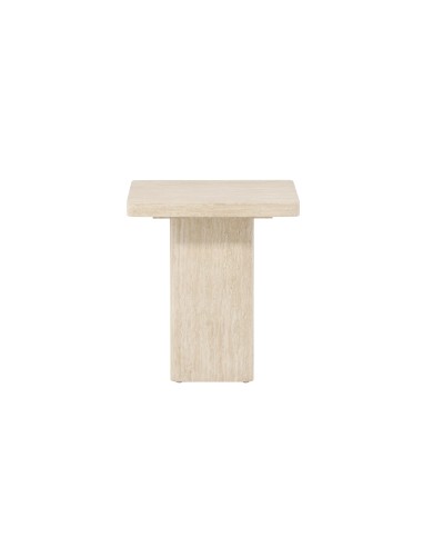 Soffbord Qvart, 50 × 50 cm, Beige
