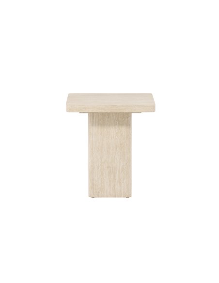 Soffbord Qvart, 50 × 50 cm, Beige