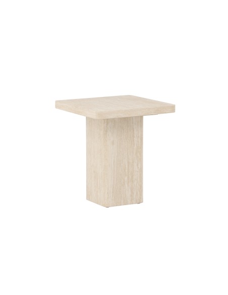 Soffbord Qvart, 50 × 50 cm, Beige