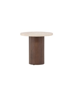 Runt soffbord Megg, Ø50 cm, Beige