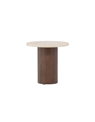 Runt soffbord Megg, Ø50 cm, Beige