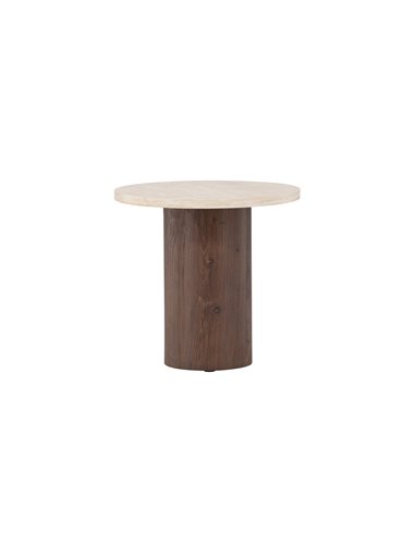 Runt soffbord Megg, Ø50 cm, Beige