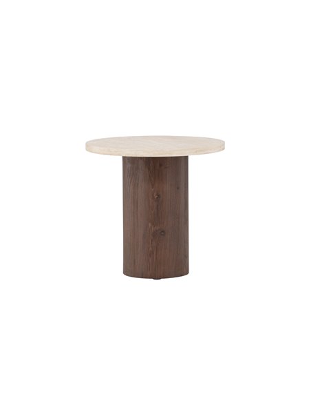 Runt soffbord Megg, Ø50 cm, Beige