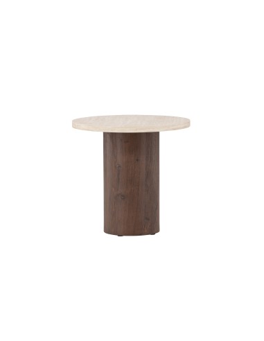 Runt soffbord Megg, Ø50 cm, Beige