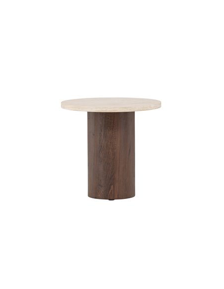 Runt soffbord Megg, Ø50 cm, Beige