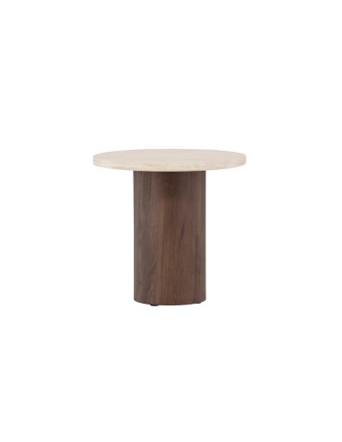 Runt soffbord Megg, Ø50 cm, Beige