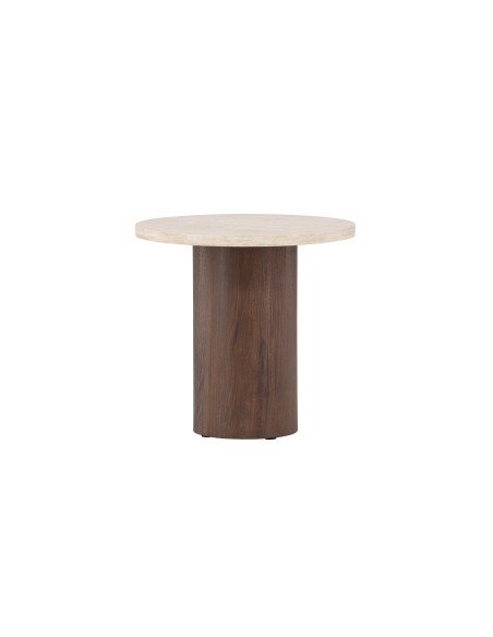 Runt soffbord Megg, Ø50 cm, Beige