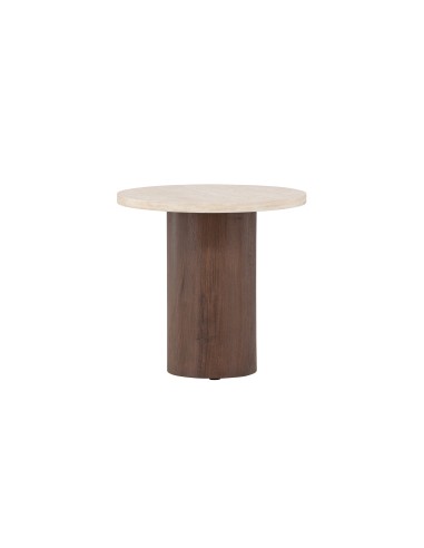 Runt soffbord Megg, Ø50 cm, Beige