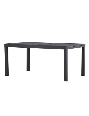 Matbord Capo, 160 × 100 cm, Svart