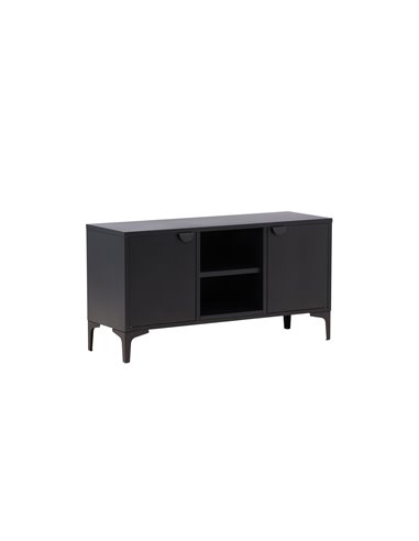 TV-bänk Piring, 120 cm, Svart
