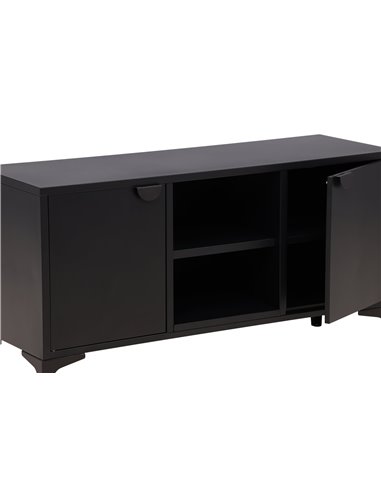 TV-bänk Piring, 120 cm, Svart