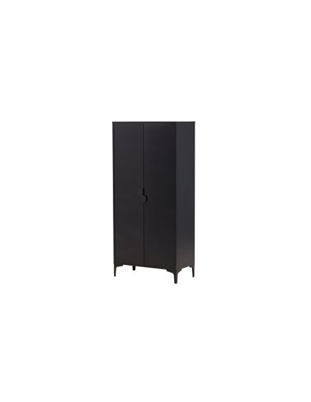 Garderob Piring, 85 cm, Svart