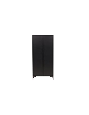 Garderob Piring, 85 cm, Svart