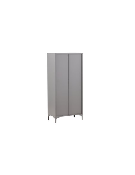 Garderob Piring, 85 cm, Ljusgrå