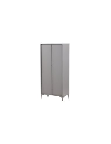 Garderob Piring, 85 cm, Ljusgrå
