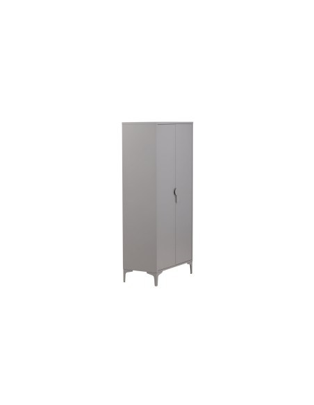 Garderob Piring, 85 cm, Ljusgrå