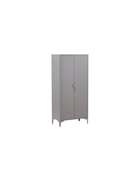 Garderob Piring, 85 cm, Ljusgrå