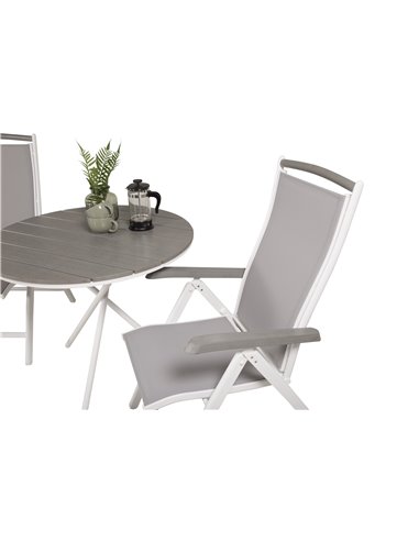 Matgrupp Parma med stolarna Albany