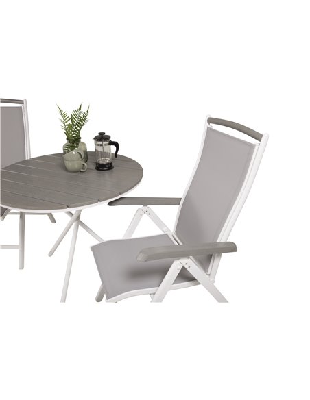 Matgrupp Parma med stolarna Albany