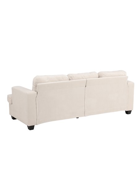 3-sitssoffa Sani soffa, Greige