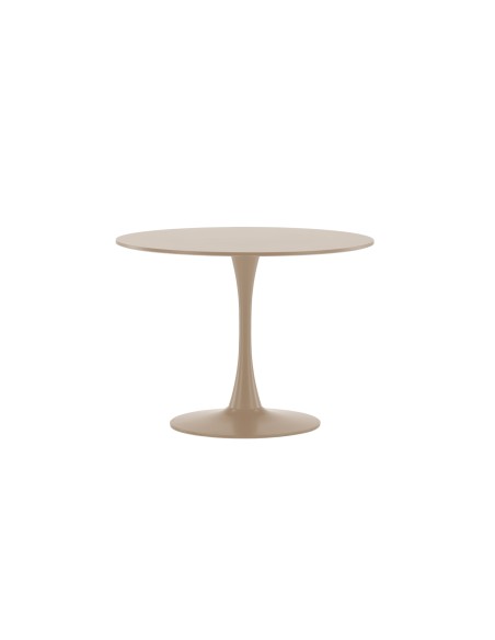 Runt matbord Glade, Ø100 cm, Beige