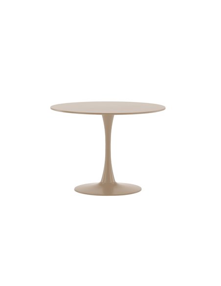 Runt matbord Glade, Ø100 cm, Beige