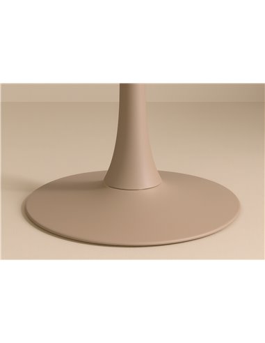 Runt matbord Glade, Ø100 cm, Beige