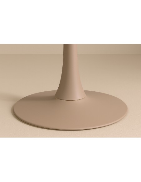 Runt matbord Glade, Ø100 cm, Beige